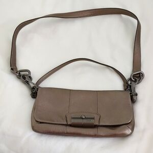 Coach clutch purse with removable straps